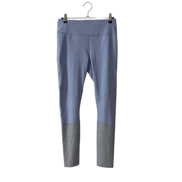 Outdoor Voices Small Activewear Leggings Heathered Blue Workout - Picture 1 of 7